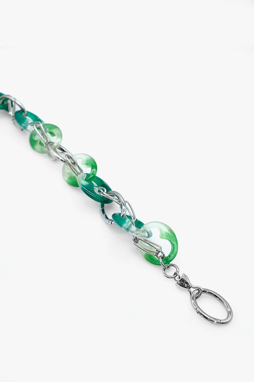 21AW TABOO｜愚人船  皮具系列 - 玉石色树脂链条肩带+新版手袋 商品图3