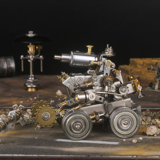 机械党合金装甲拼装盲盒玩具礼物潮流桌面摆件手办 商品图4