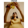 VIMAGE纬漫纪夏款时尚慵懒风垂感舒适性感吊带连衣裙女裙V1377904 商品缩略图0