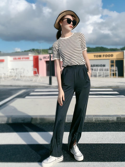 【百图lulu定制】【海魂衫】不过时的经典，“海魂衫”条纹T恤，凉爽舒适曲珠面料 商品图10