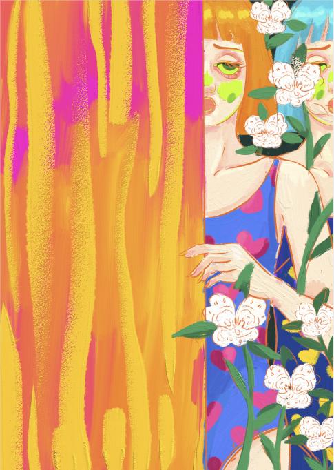 陈大欣｜『《女孩画报图鉴》系列05』A4版画 商品图0