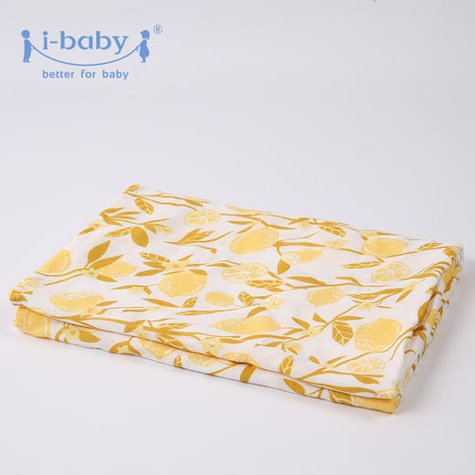【QHXJ】i-baby 睡毯-清韵柠檬/松林青雀（110x140cm） 商品图2