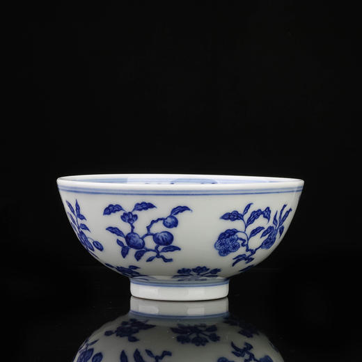 青花折枝四季花卉杯 商品图1