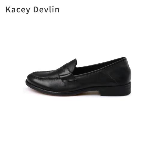 Kacey Devlin 英伦小皮鞋女软皮春秋2021新款鹿皮休闲鞋KD8001 商品图1