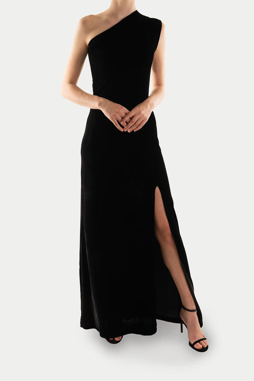 CG｜Reginissima Velvet Dress [斜肩丝绒连衣裙] 商品图9