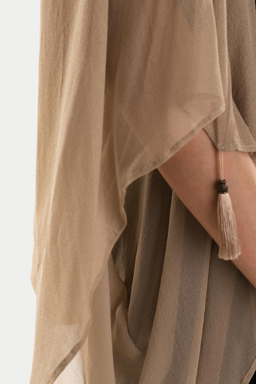 CG｜Cover-up -Chiffon Tassel [真丝流苏披肩] 商品图5