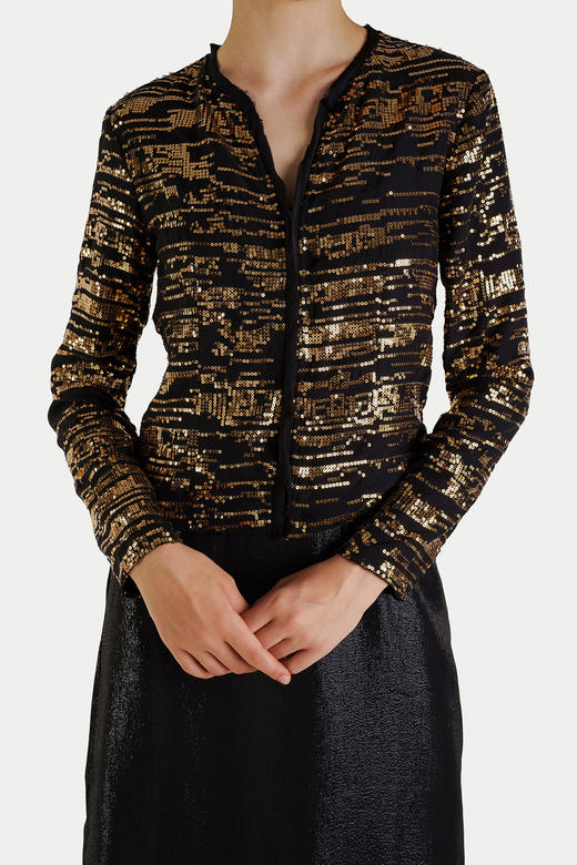 CG｜Silk light sequin jacket  [真丝亮片短夹克] 商品图3