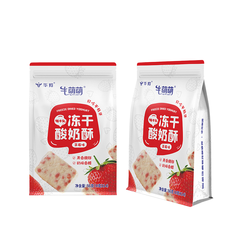 牦牛乳冻干酸奶酥（草莓味）