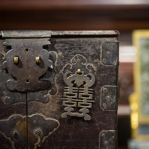 清代  红木折叠式镜箱 商品图2