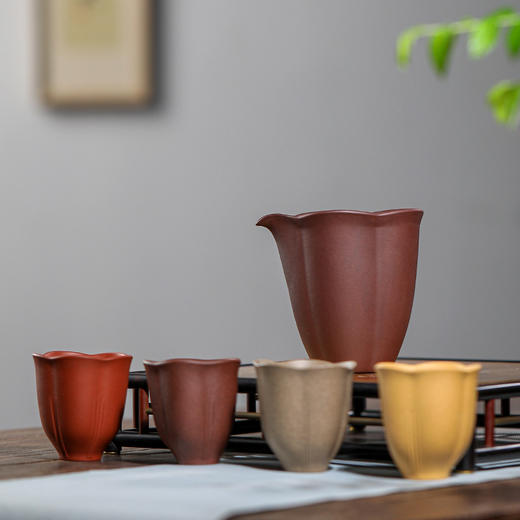 不字花盏公道杯套装 拈花一笑 商品图1