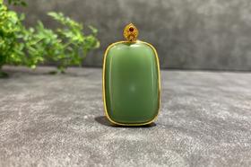 【御珠宫坊】金镶碧玉无事牌