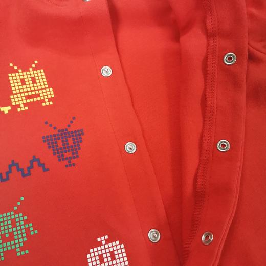 直播间下单三件起发货棉果果春秋季男童氨棉棉毛休闲连体衣连身衣哈衣M12722221442 商品图4