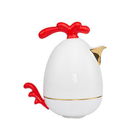 【已下架】积分兑换 | RoyalPalax 金鸡报喜茶具杯咖啡杯套装（不支持无理由退换）[福利品]