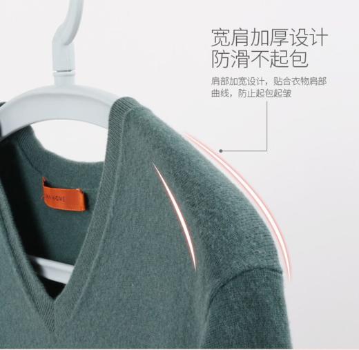 雅度鸟/YADUNIAO 定制无痕衣架干湿两用宽肩 商品图3
