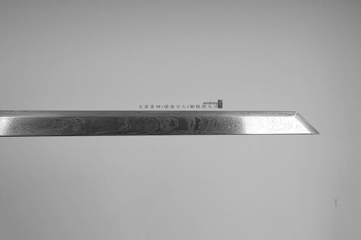 三希堂  七星系列  金银钿装陨铁唐大刀  未开刃 商品图6