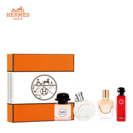 爱马仕 丝巾香水四件套 商品图0