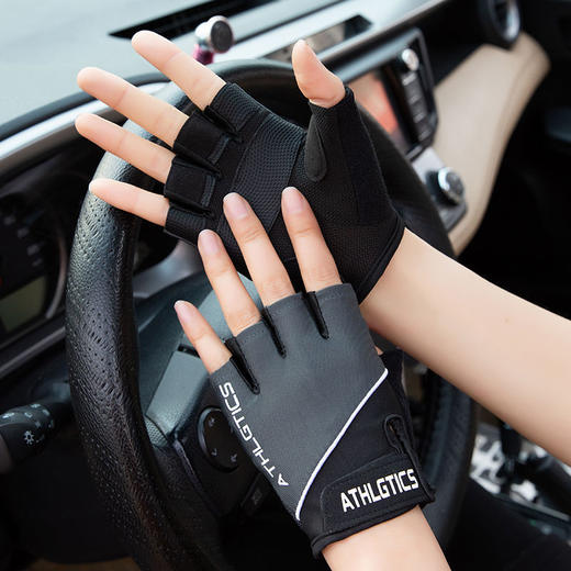 骑行健身护手腕防滑手套 I 夏季男女运动防晒半指训练手套 商品图1