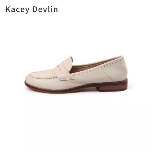 Kacey Devlin 英伦小皮鞋女软皮春秋2021新款鹿皮休闲鞋KD8001 商品图2