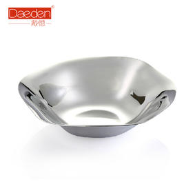 *德国戴德DK004  ---18/10不锈钢水果盘客厅创意果篮家用收纳零食盘欧式果篮