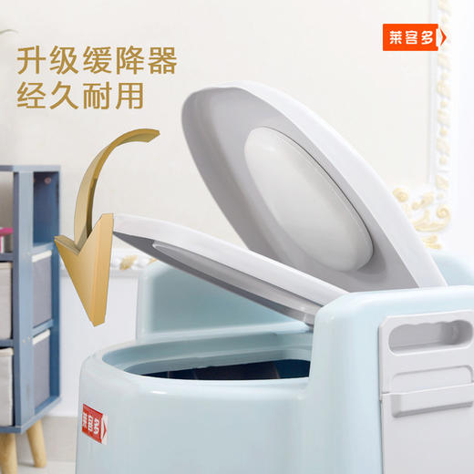 【座便器】移动马桶孕妇坐便器老人蹲便器改坐便病人便捷尿桶大便椅 商品图2