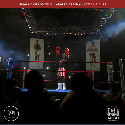 现货 Mego 洛奇奎迪 阿波罗 奎迪 Apollo Creed 挂卡 商品图4