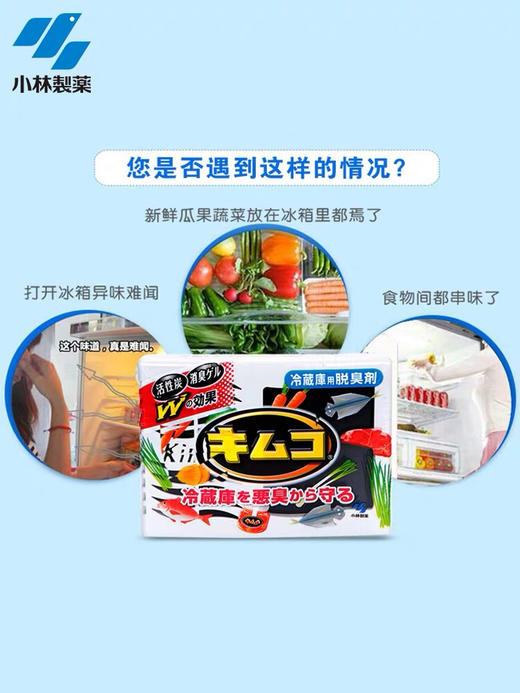 日本小林制药-冰箱去味剂-冷藏室用113g-会员6折 商品图1