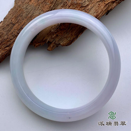 派瑞翡翠 翡翠手镯 糯种 淡紫色 商品图2