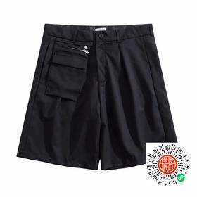 口袋西裤 西服爽滑透氣面料 男款短裤