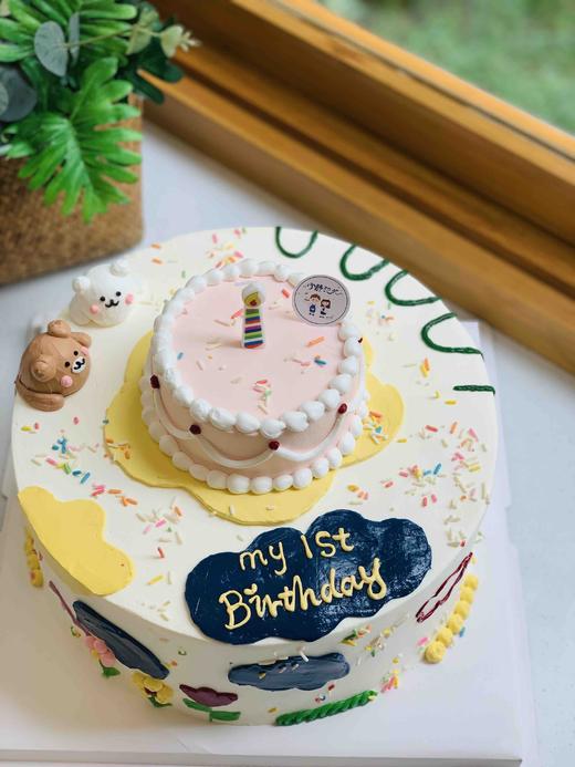 复古布朗熊可妮兔奶油蛋糕 下单前请仔细阅读商品详情 商品图1