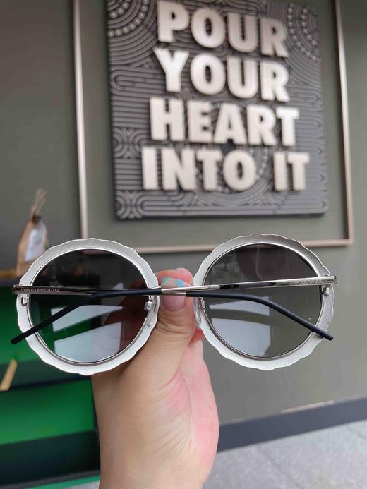 阿玛尼走秀款 青花瓷圆形太阳墨镜太阳镜 商品图2