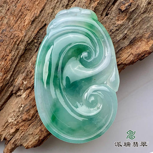 派瑞翡翠 翡翠挂件 冰糯种 绿色 商品图1