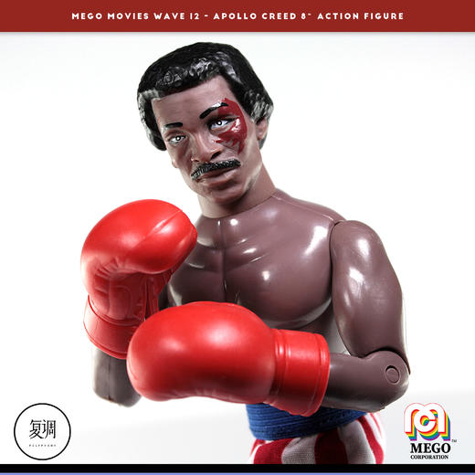 现货 Mego 洛奇奎迪 阿波罗 奎迪 Apollo Creed 挂卡 商品图6