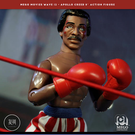 现货 Mego 洛奇奎迪 阿波罗 奎迪 Apollo Creed 挂卡 商品图3