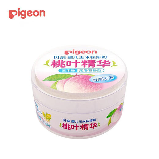 贝亲婴儿桃叶精华祛痱粉 玉米爽身粉 HA23 商品图4