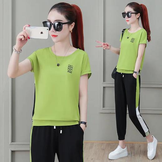 SP-AL-615277199035夏季新款宽松大码洋气短袖两件套 商品图0