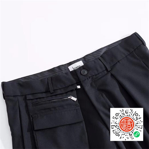 口袋西裤 西服爽滑透氣面料 男款短裤 商品图2