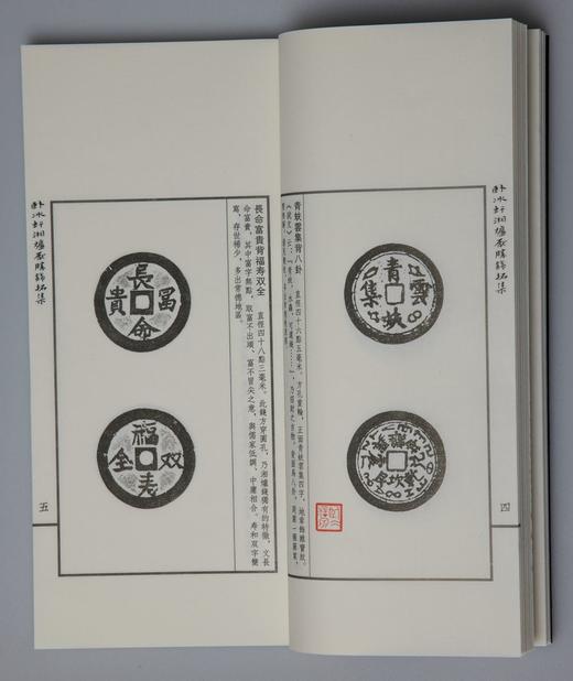 首部湘炉花钱专题拓集《卧冰轩湘炉厌胜钱拓集》（线装一函一册） 商品图9