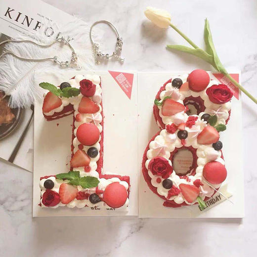 数字蛋糕（备注数字）提前3个小时预订 商品图0