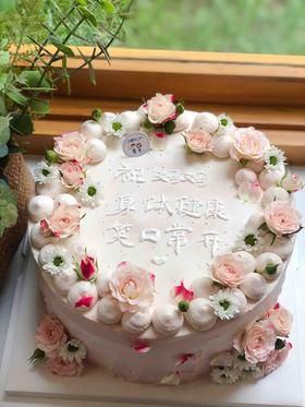 鲜花奶油蛋糕 下单前请仔细阅读商品详情