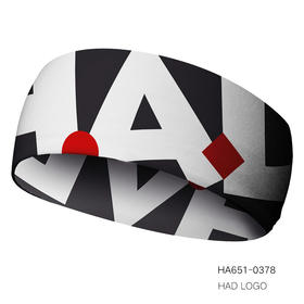 德国进口HAD运动头巾头带潮牌发带男女防晒跑步健身吸汗嘻哈宽边 HA651