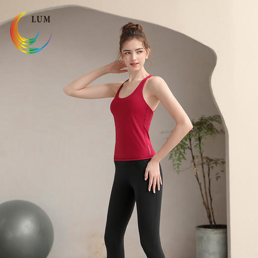 LUM29777露檬瑜伽新款瑜伽背心（含胸垫） 商品图2