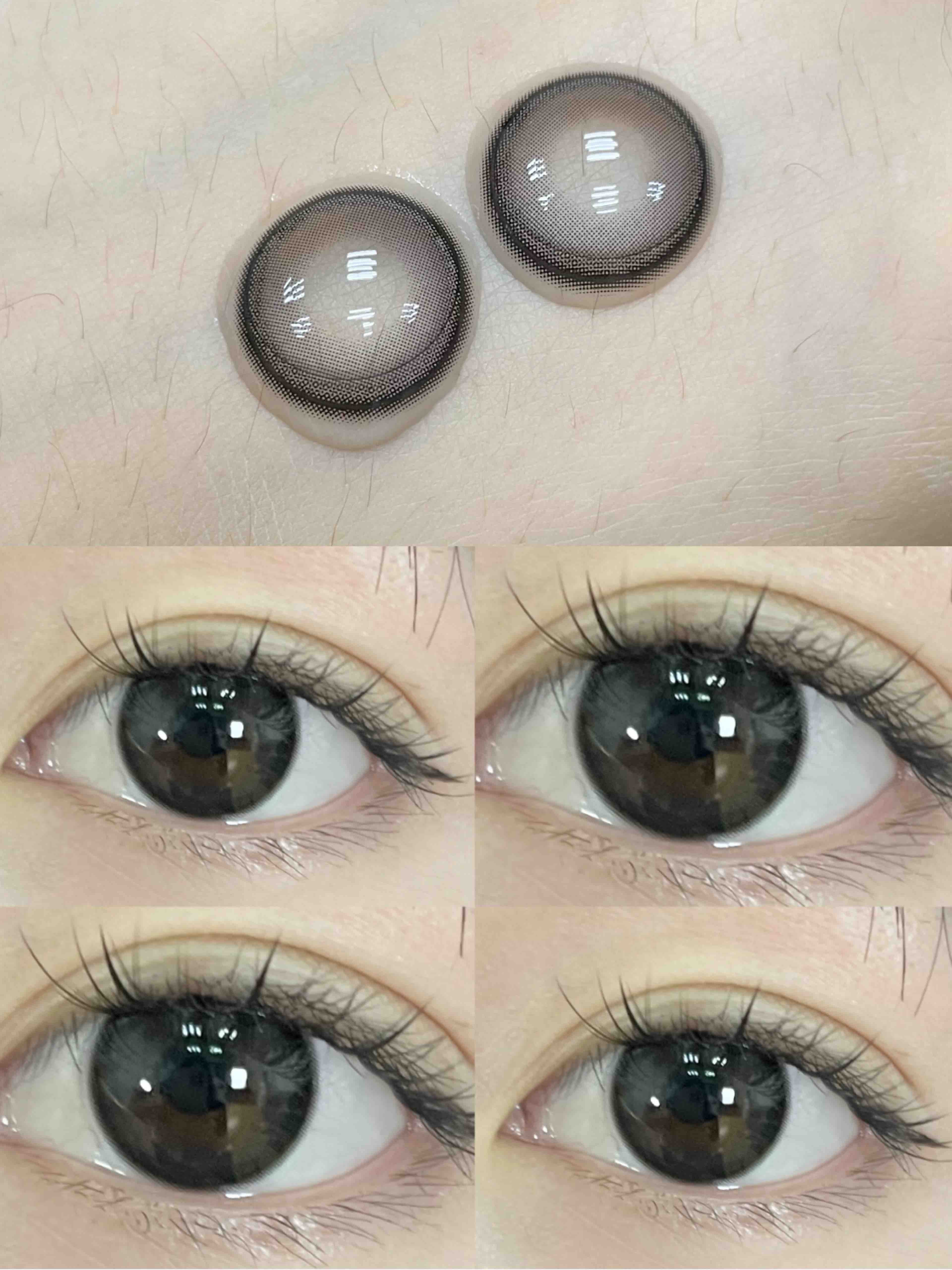 【日抛、半年抛】 AROMI 小黑豆 14.2 自然黑