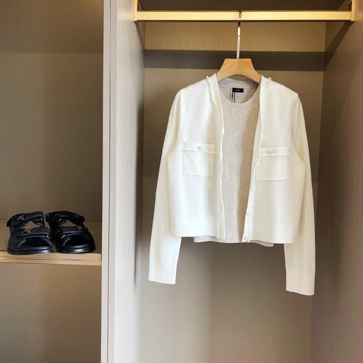 价值10000+ 出口法国！心中的白月光！小香原单针织外套 原纱线+全进口有机羊毛混有机棉 超百搭 优雅大气 清爽显高级 时髦独特又实穿 错过就不会再有！ 商品图1