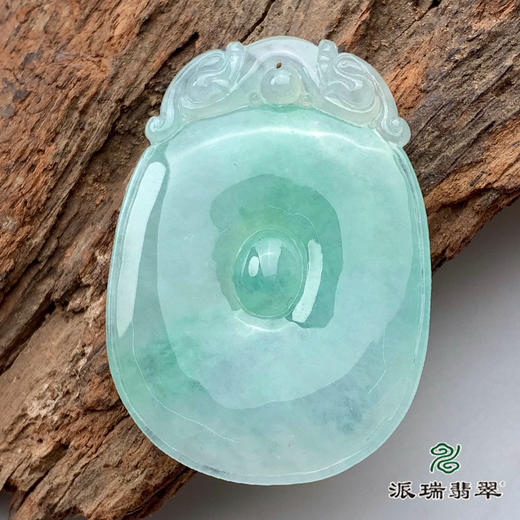 派瑞翡翠 翡翠挂件 冰糯种 绿色 商品图2