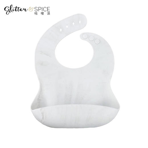 （清仓秒杀）加拿大Glitter&Spice咕哩派宝宝硅胶围兜 商品图5