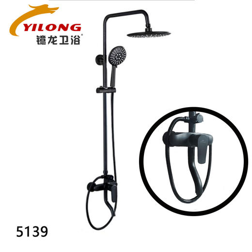 镱龙 大花洒 黑瓜子5139 商品图0