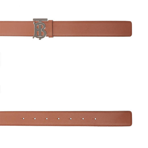BURBERRY 巴宝莉 女士双面两用TB专属标识装饰腰带 棕色 8011701 A1212 商品图2