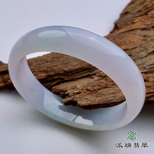 派瑞翡翠 翡翠手镯 糯种 淡紫色 商品图1