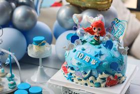 美人鱼奶油蛋糕 下单前请仔细阅读商品详情