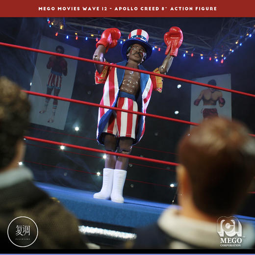 现货 Mego 洛奇奎迪 阿波罗 奎迪 Apollo Creed 挂卡 商品图2